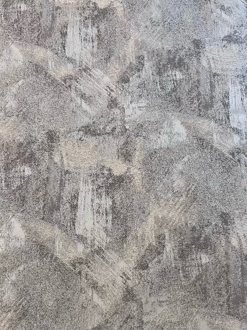 Tahari Home Neutral Modern Textured Abstract Brush Stroke Tablecloth 60" x 82"